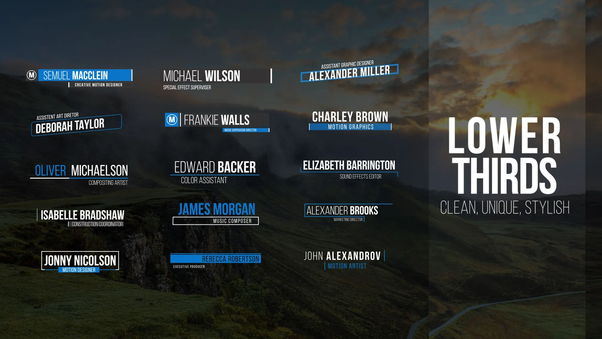 15个动态动画像素设计精选AE模板(下)