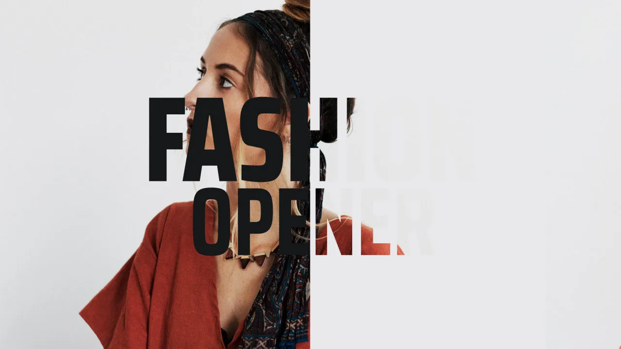 时尚开启者新产品像素设计精选AE模板