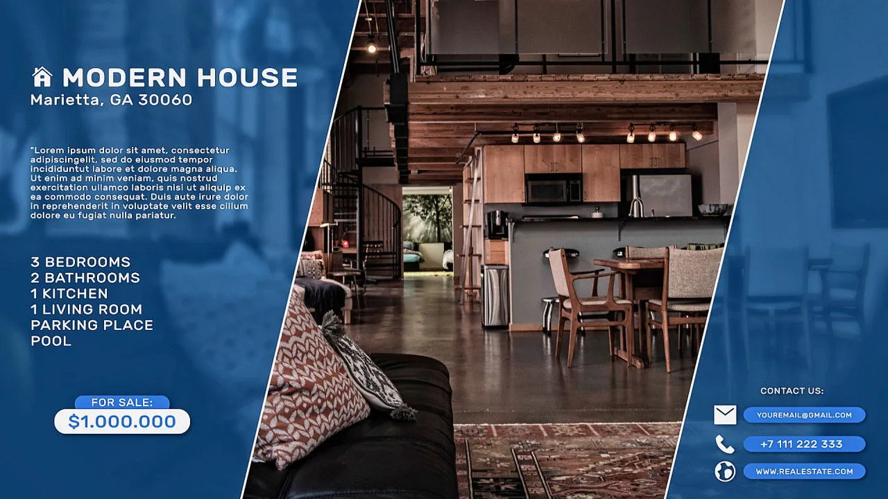 34个房地产促销可编辑项目像素设计精选AE模板