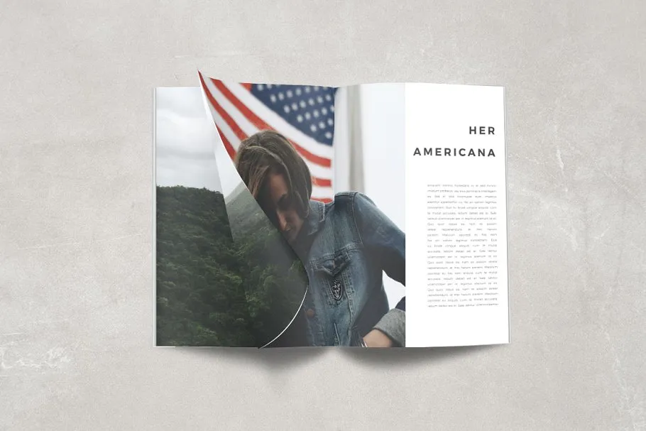 现代简约版式设计杂志模板 Graphature Magazine插图(4)