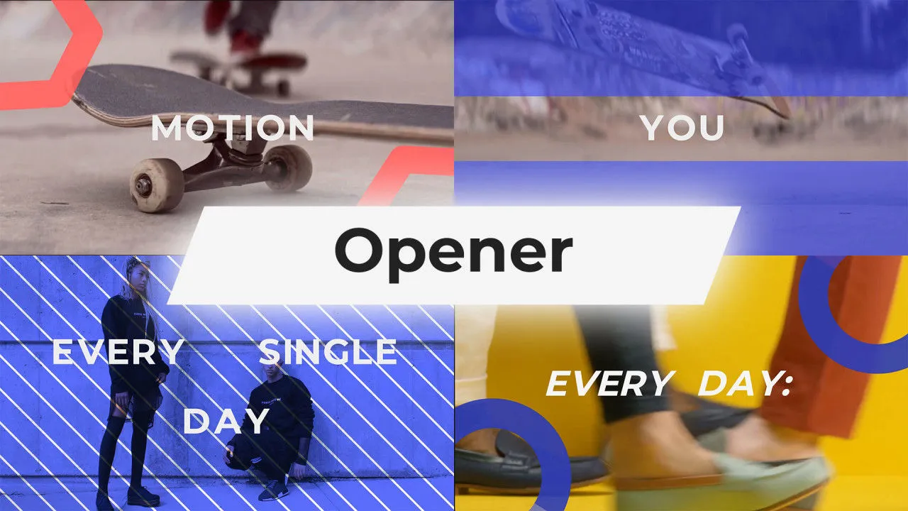 史诗般电影转场过渡效果像素设计精选AE模板