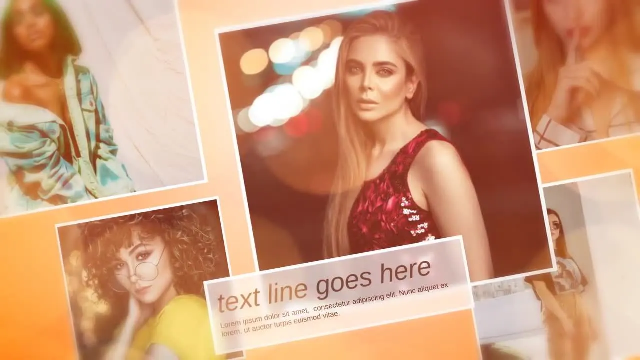 光照片幻灯片像素设计精选AE模板