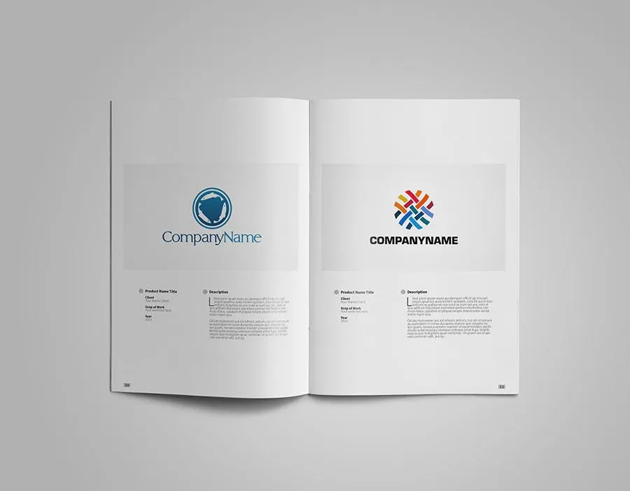 创意设计工作室设计案例/作品集画册设计模板 Creative Design Portfolio #01插图(6)