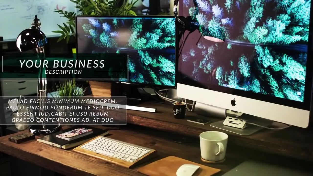 现代时尚企业幻灯片V.2动画像素设计精选AE模板