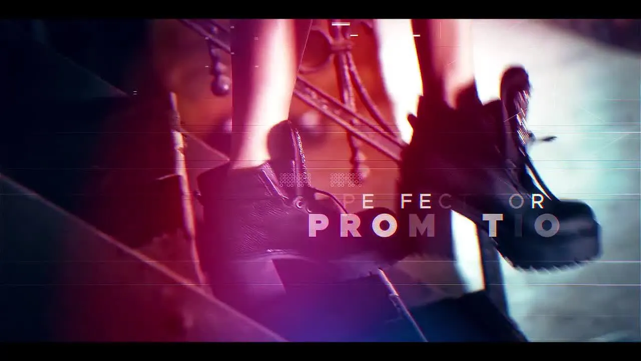 现代广告预告片转场过渡像素设计精选AE模板