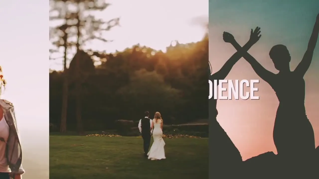 现代创意时尚的动态幻灯片像素设计精选AE模板