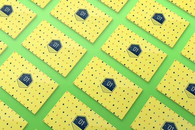 17款多角度企业名片演示样机模板 Perspective Business Card Mockups插图(5)