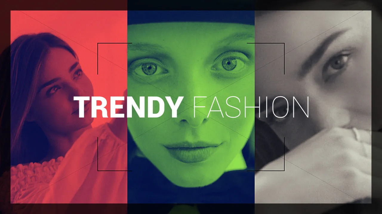 新潮时尚动画像素设计精选AE模板