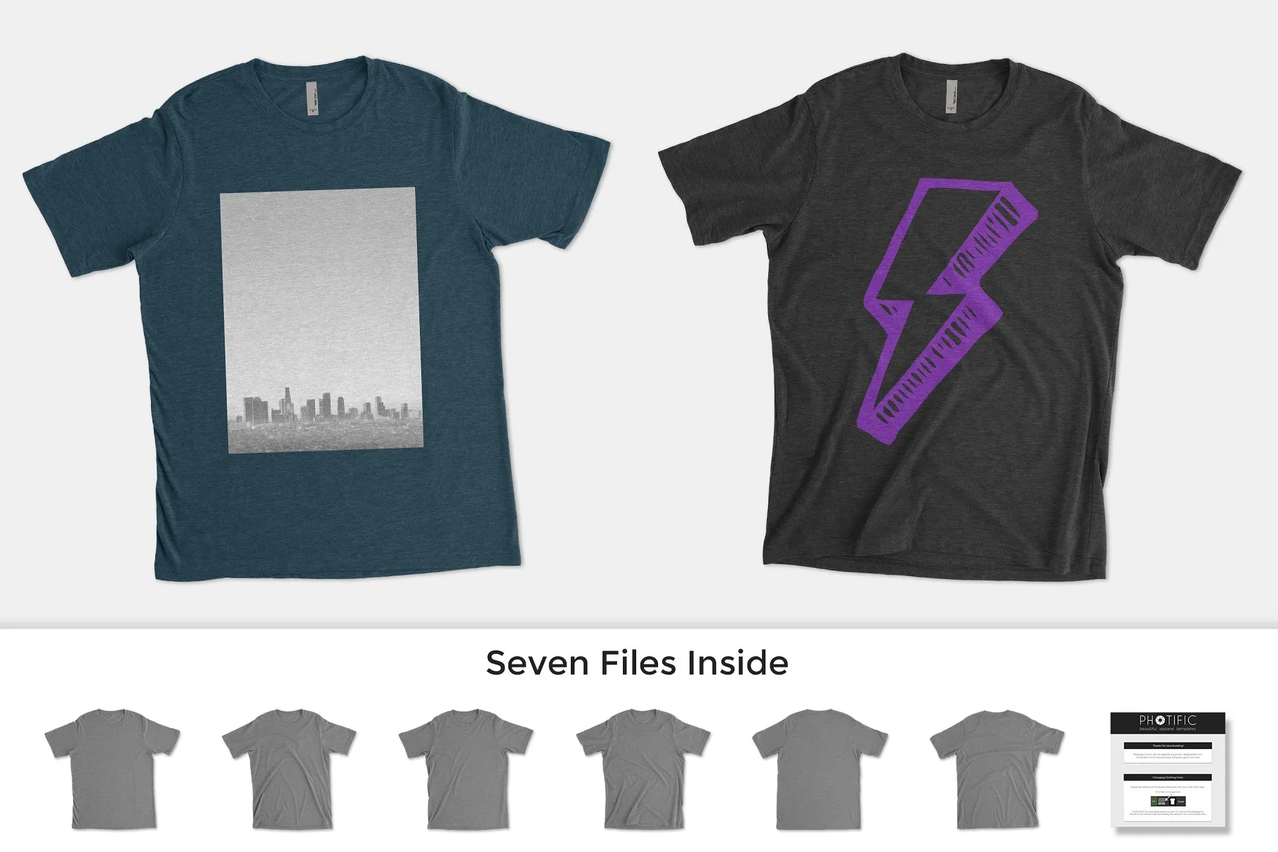 棉织男士T恤样机模板 Next Level 6200 Poly/Cotton Crew插图(3)