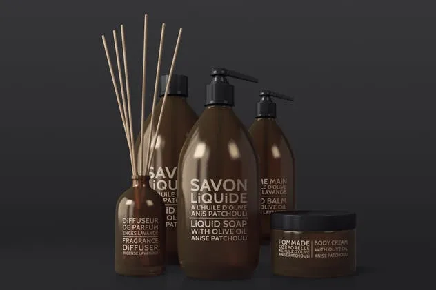 纯天然配方化妆品外包装样机模板v3 Natural Cosmetic Packaging Mock-Ups Vol.3插图(1)