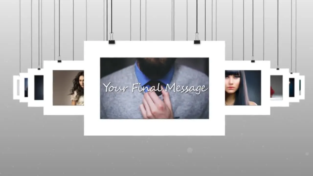 现代优雅的照片动态展示像素设计精选AE模板