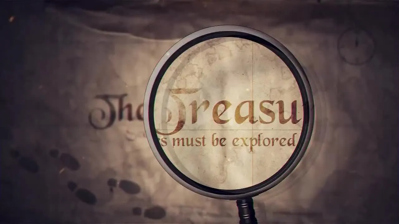 复古宝藏地图像素设计精选AE模板