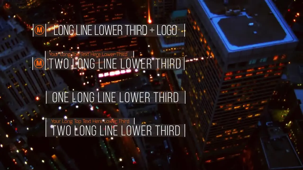 28组动态简洁文字标题字幕条特效像素设计精选AE模板