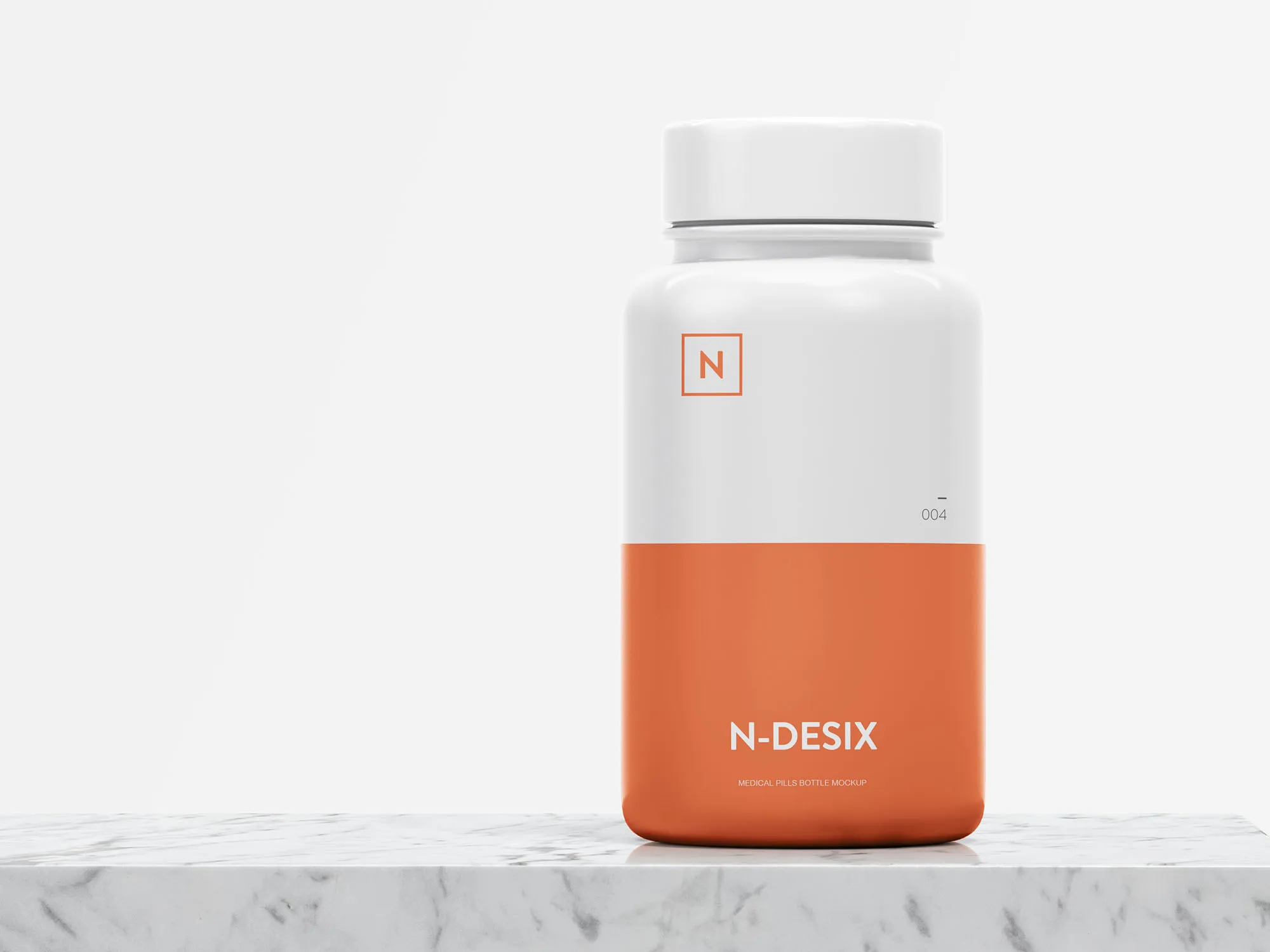 保健品/药瓶外观设计图样机模板 Pills Bottle Mockup插图(1)