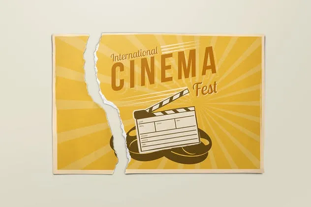 撕裂皱褶的纸张/海报/传单样机 Paper / Poster / Flyer Mock-Up插图(1)