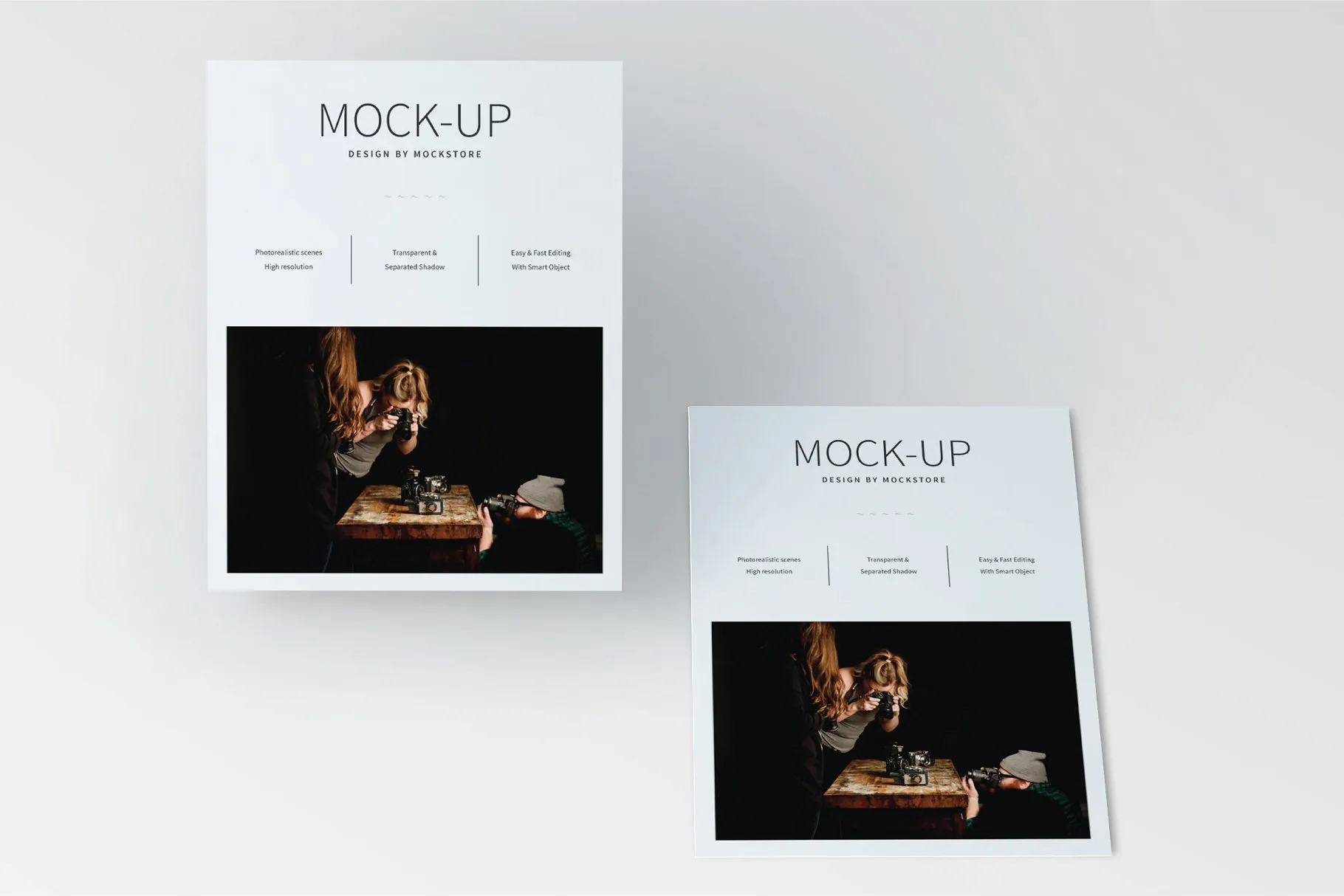 美国信纸大小的海报展示样机下载 US Letter Flyer Mock-Up [psd]插图(8)