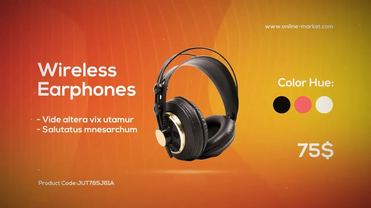 产品促销宣传视频特效像素设计精选AE模板