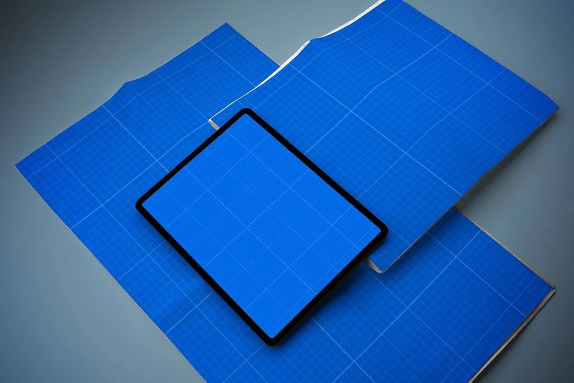 电子版报纸版式设计效果图样机 Newspaper App MockUp插图(11)