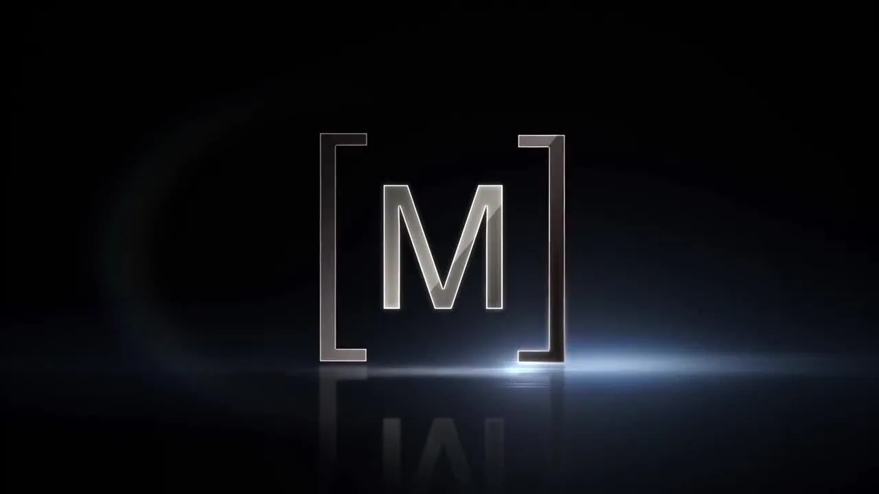 时尚原画的AE徽标模板