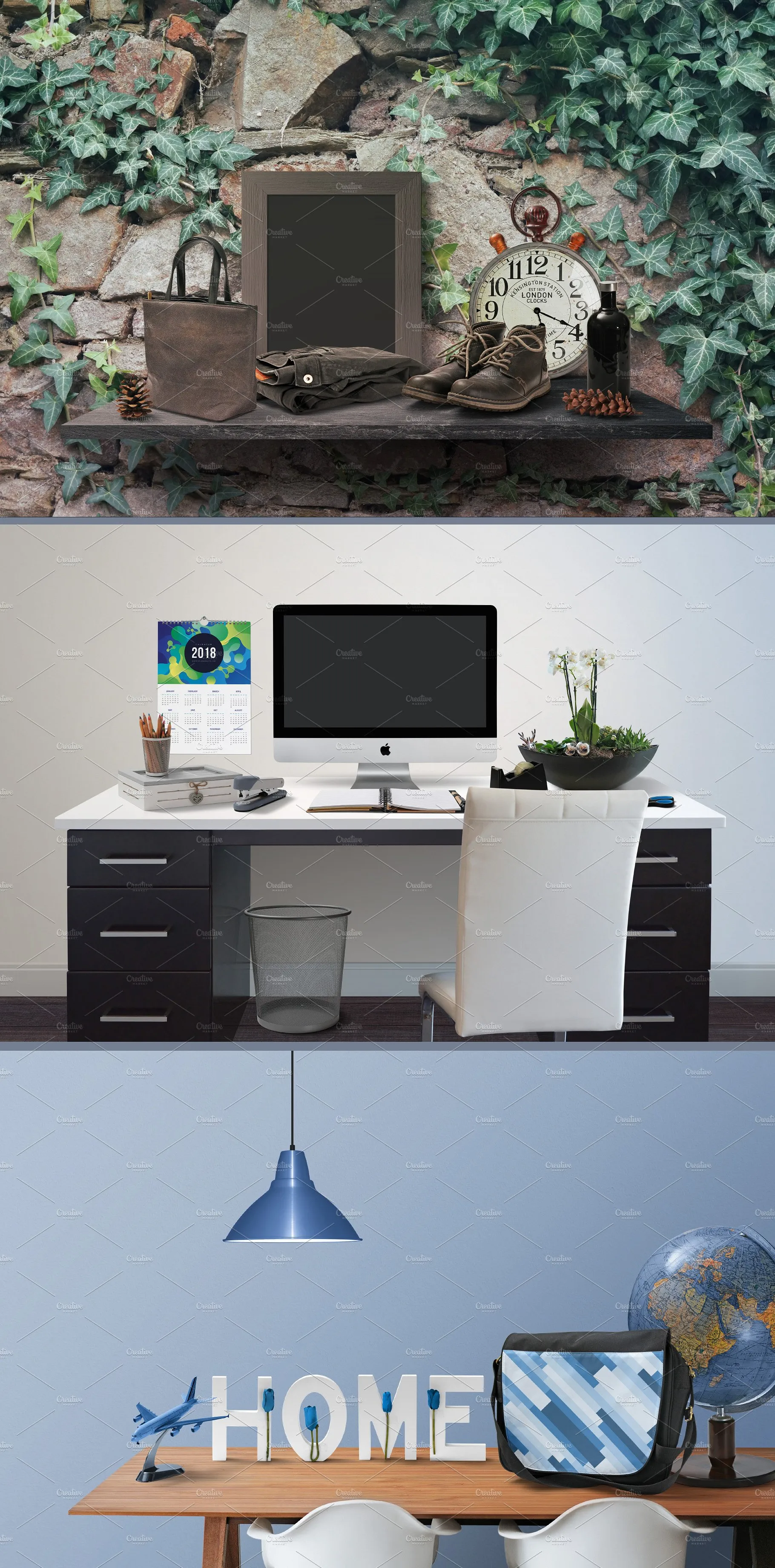 高品质的工作空间元素展示模型Mockup下载 2.24 GB [psd,png,jpg]插图(2)