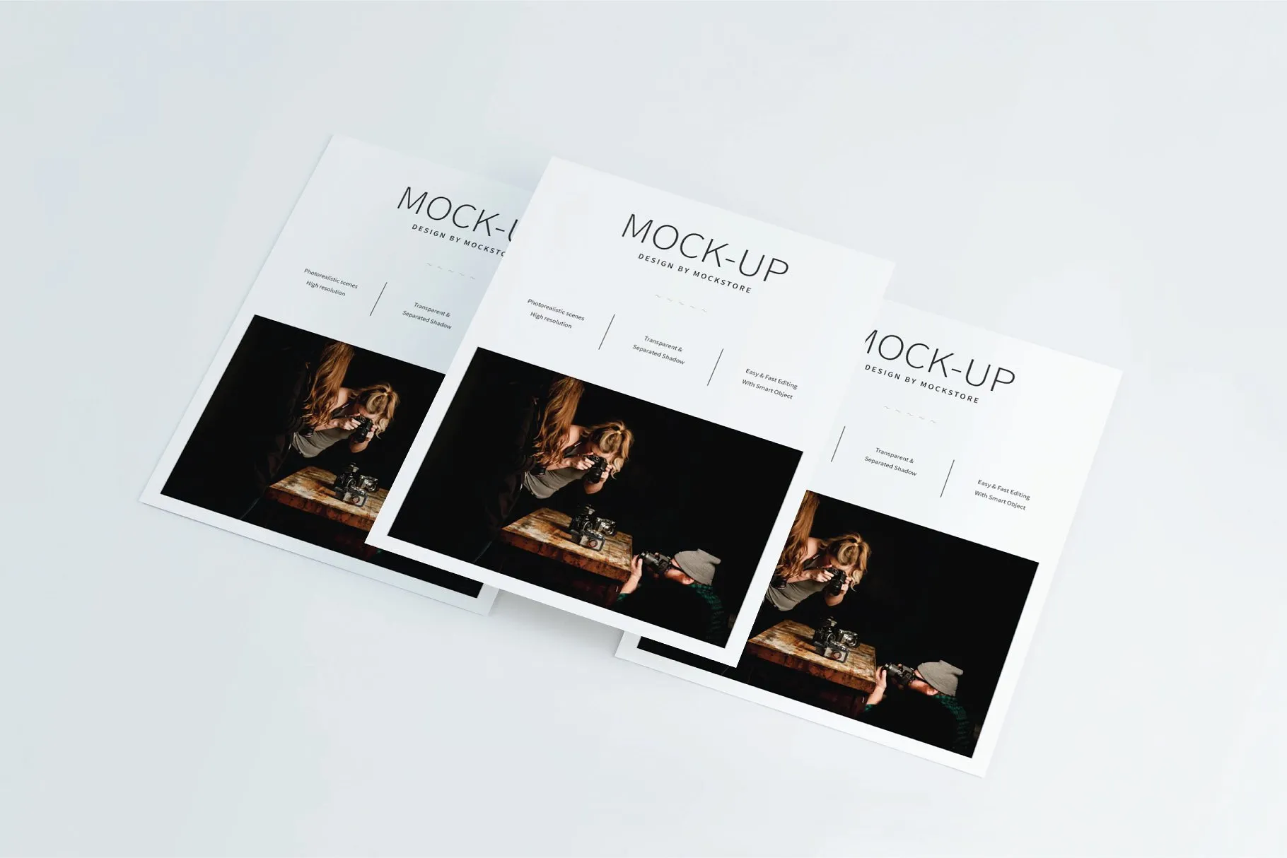 美国信纸大小的海报展示样机下载 US Letter Flyer Mock-Up [psd]插图(6)