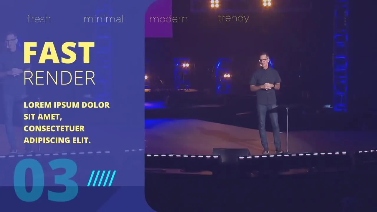 现代企业介绍像素设计精选AE模板