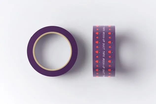 管道胶带印花印刷图案样机模板 Duct Tape Mock-up插图(7)