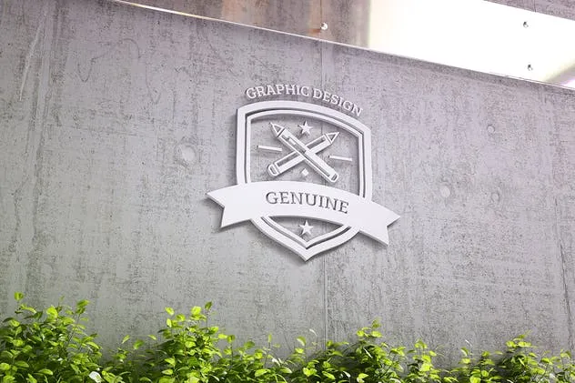 标牌和徽标设计PSD样机 Signage & Logo Mock-up插图(1)