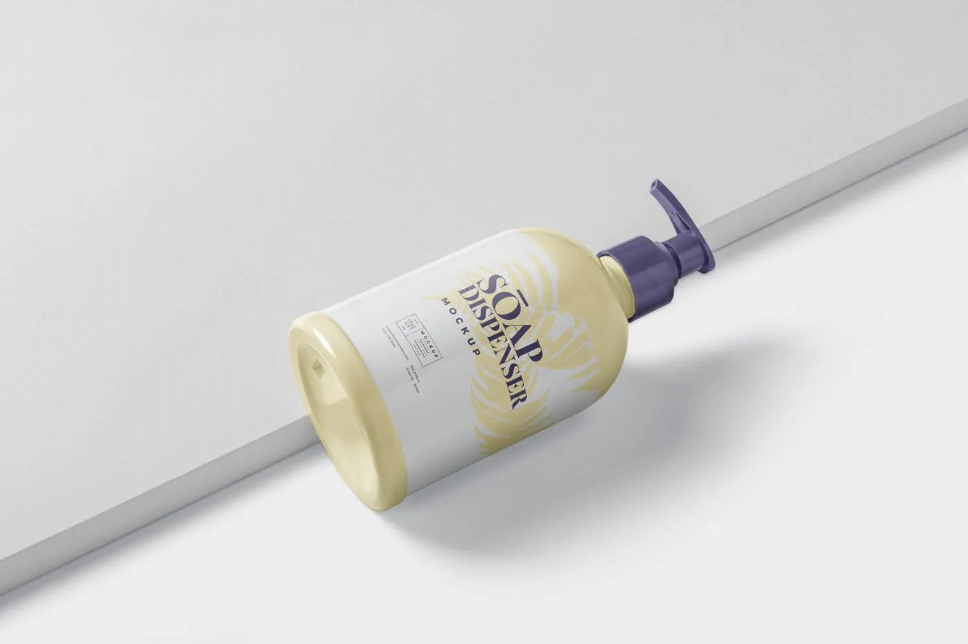 沐浴露洗发水按压瓶外观设计样机模板 Soap Dispenser Mockup – Big Size插图(4)