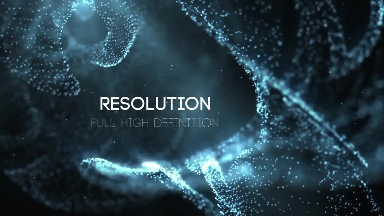 有机粒子效果AE标题模板