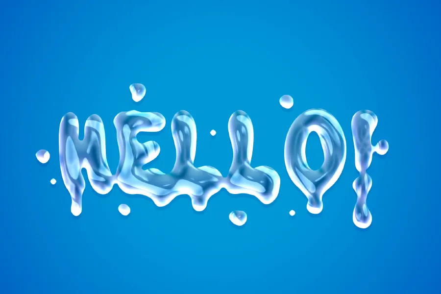 好玩逼真的液态文字模板 Free Liquid Text Styles插图(3)