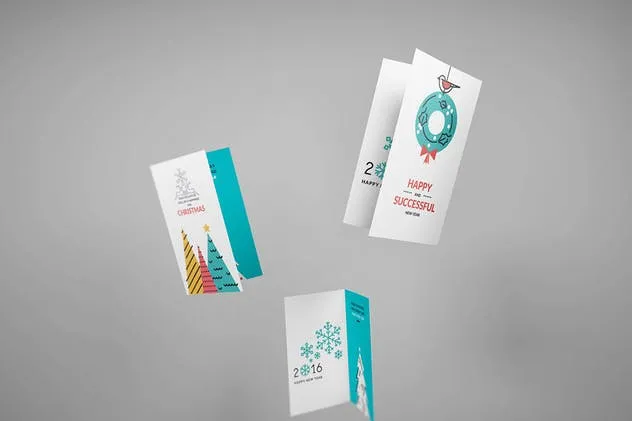 邀请函/明信片/贺卡样机模板 Invitation/ Greeting Card Mockups插图(7)