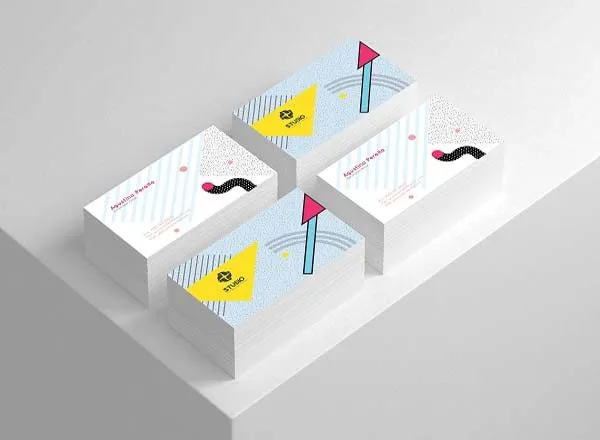 特色流行商务卡（名片）图形模板插图(5)