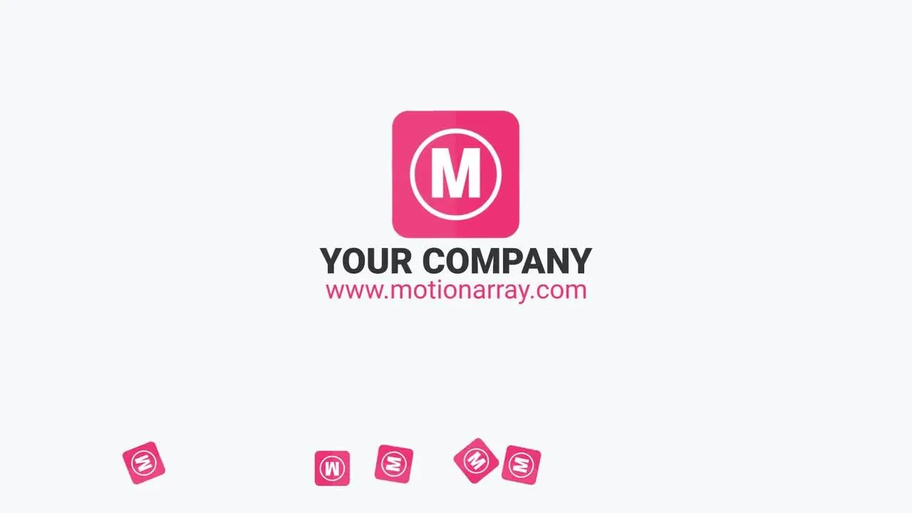 社交媒体徽标开瓶器像素设计精选AE模板