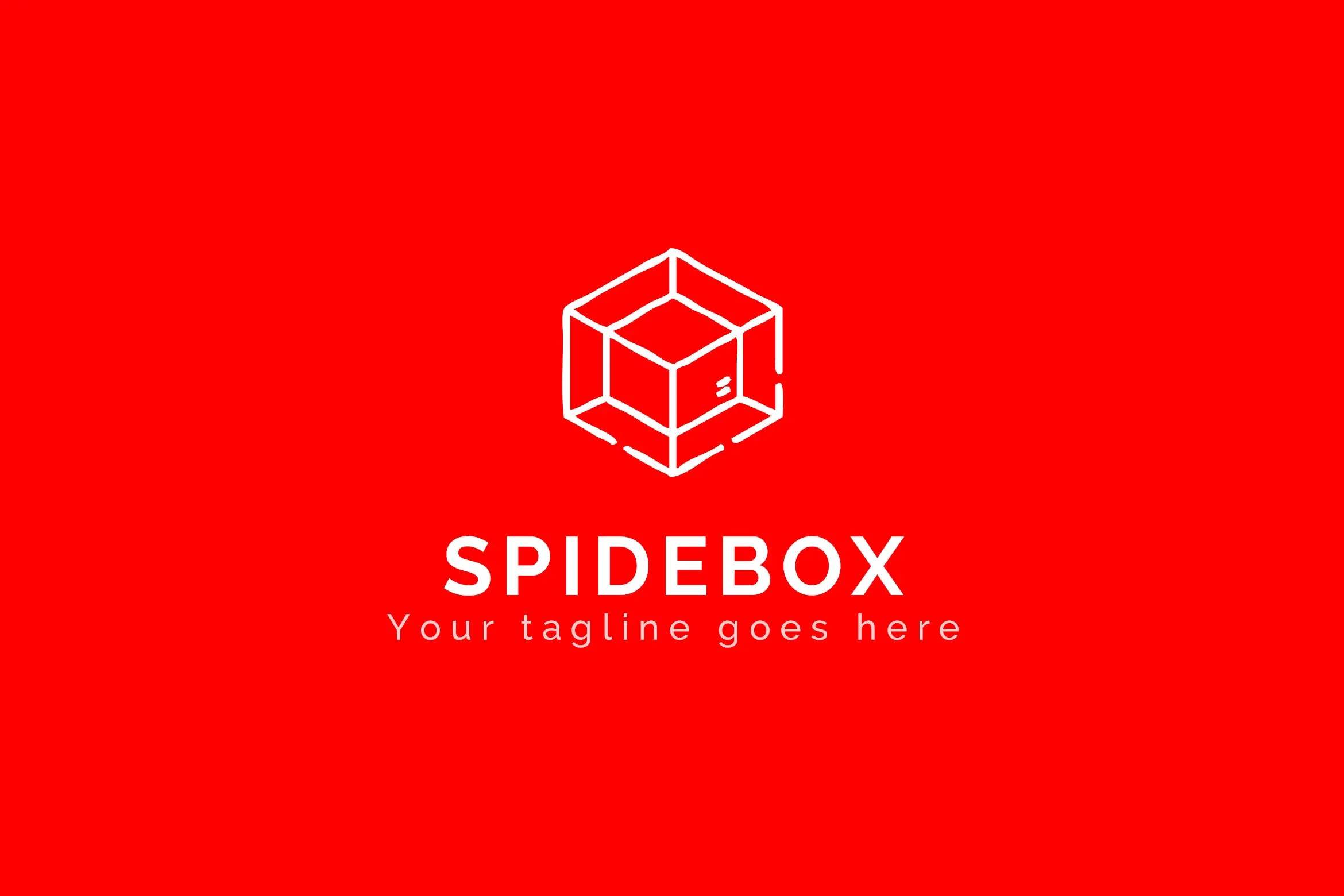 蜘蛛网图形品牌Logo设计像素设计精选模板 Spidebox#8211; Premium Logo Template