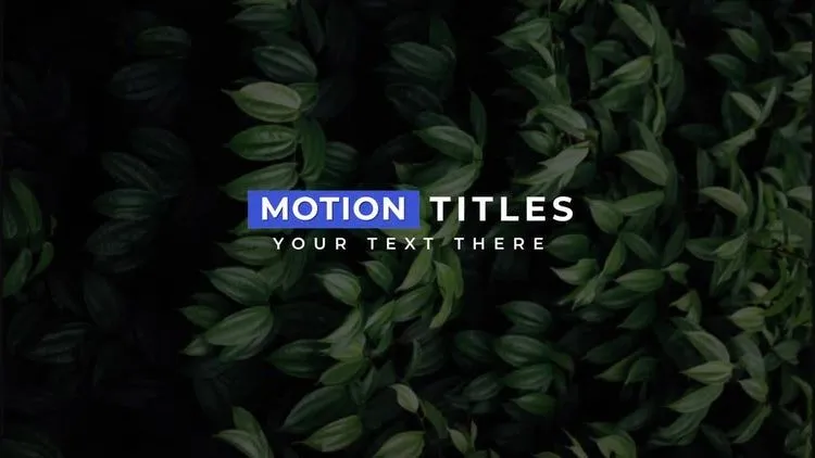 极简主义标题包设计时尚动画像素设计精选AE模板