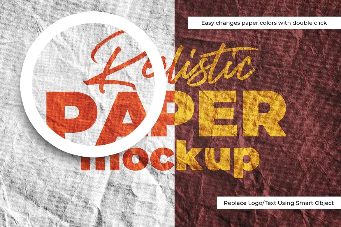 Logo设计印刷效果图纸张样机模板v1 SGM – Paper Logo Mockup.01插图(2)