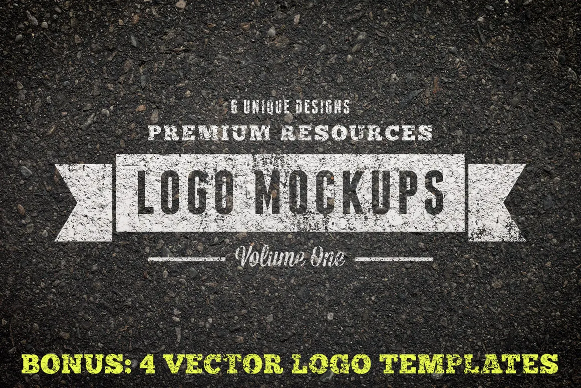 复古 Logo 展示样机模版 Vintage Logo Mockups Volume 1
