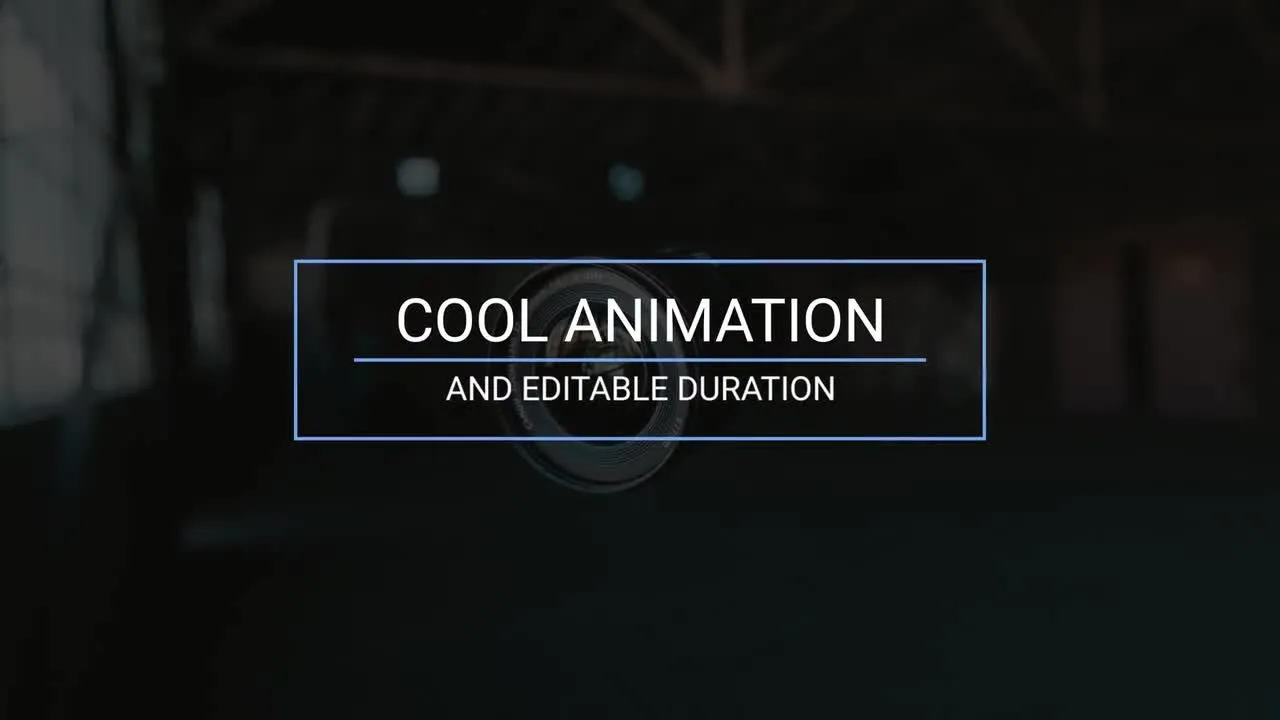 10个简洁现代优雅的标题动画像素设计精选AE模板