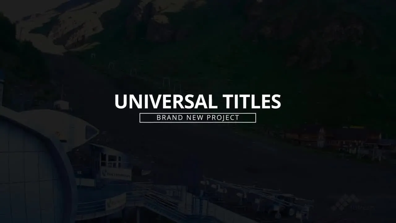 10个干净现代的动态动画全屏标题像素设计精选AE模板