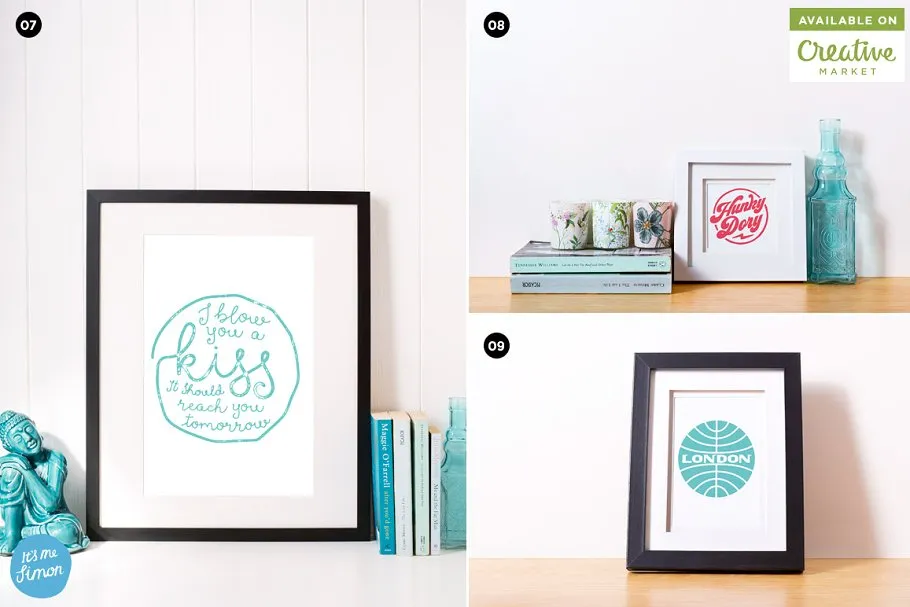 超级相框相片展示样机模板合集 Photo frame mockup collection pack插图(2)