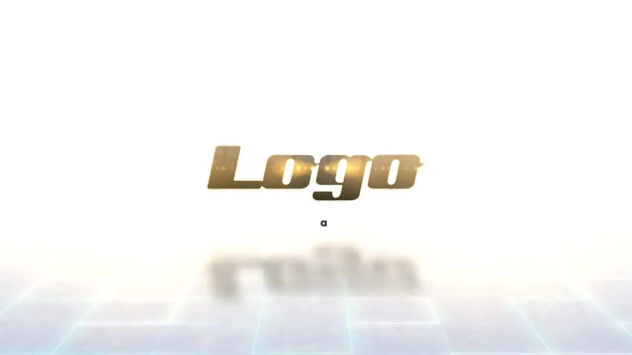 外观光滑的清洁徽标像素设计精选AE模板