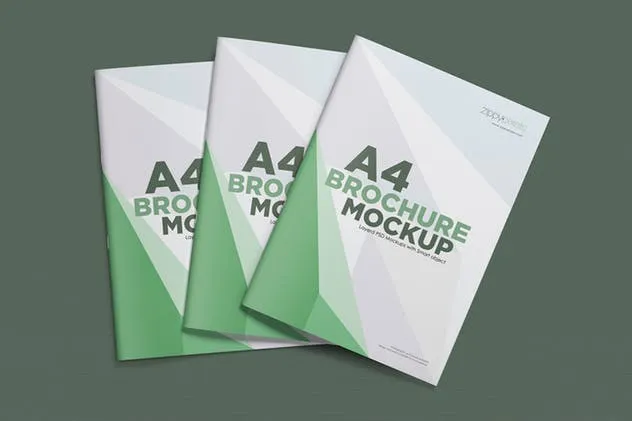 A4规格品牌杂志画册样机模板 6 A4 brochure mockup插图(5)