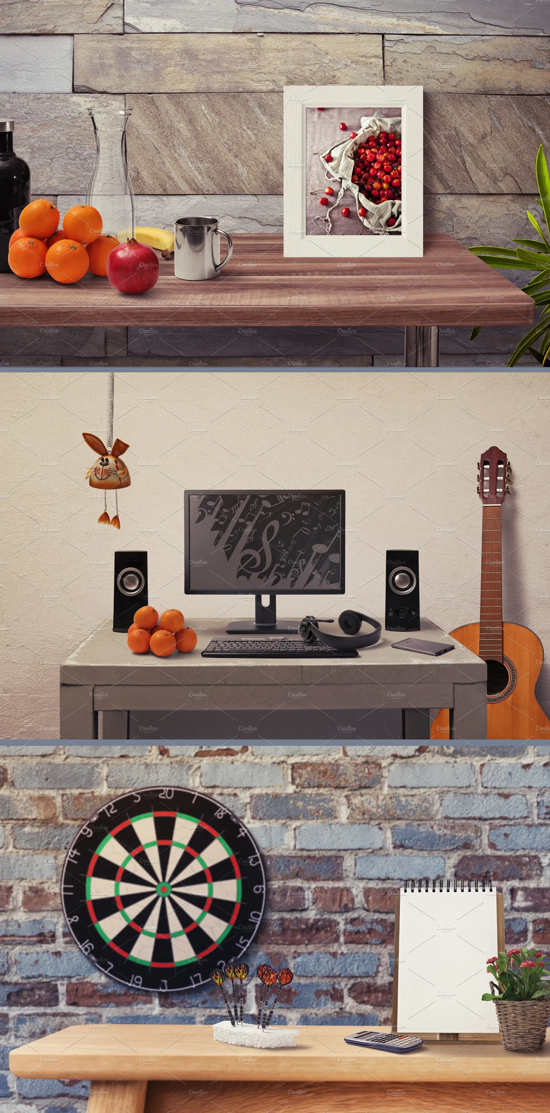 高品质的工作空间元素展示模型Mockup下载 2.24 GB [psd,png,jpg]插图(5)