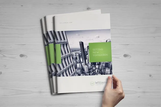 A4尺寸规格宣传册/目录封面设计样机素材库精选模板 A4 Brochure / Catalog Mock-Up插图(1)