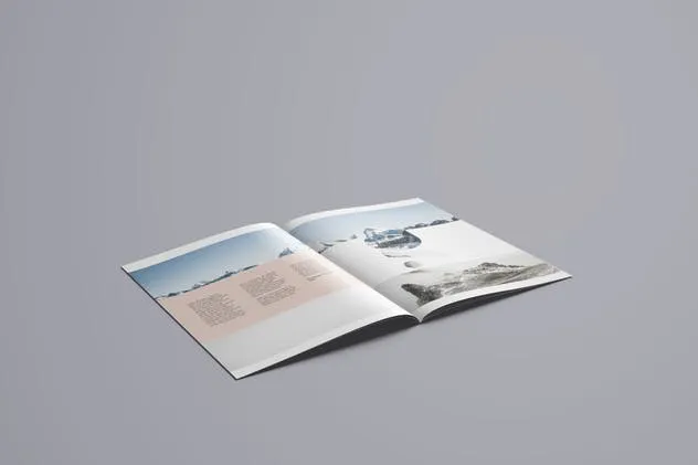 A4企业介绍宣传册样机模板 A4 Brochure Mockup插图(6)