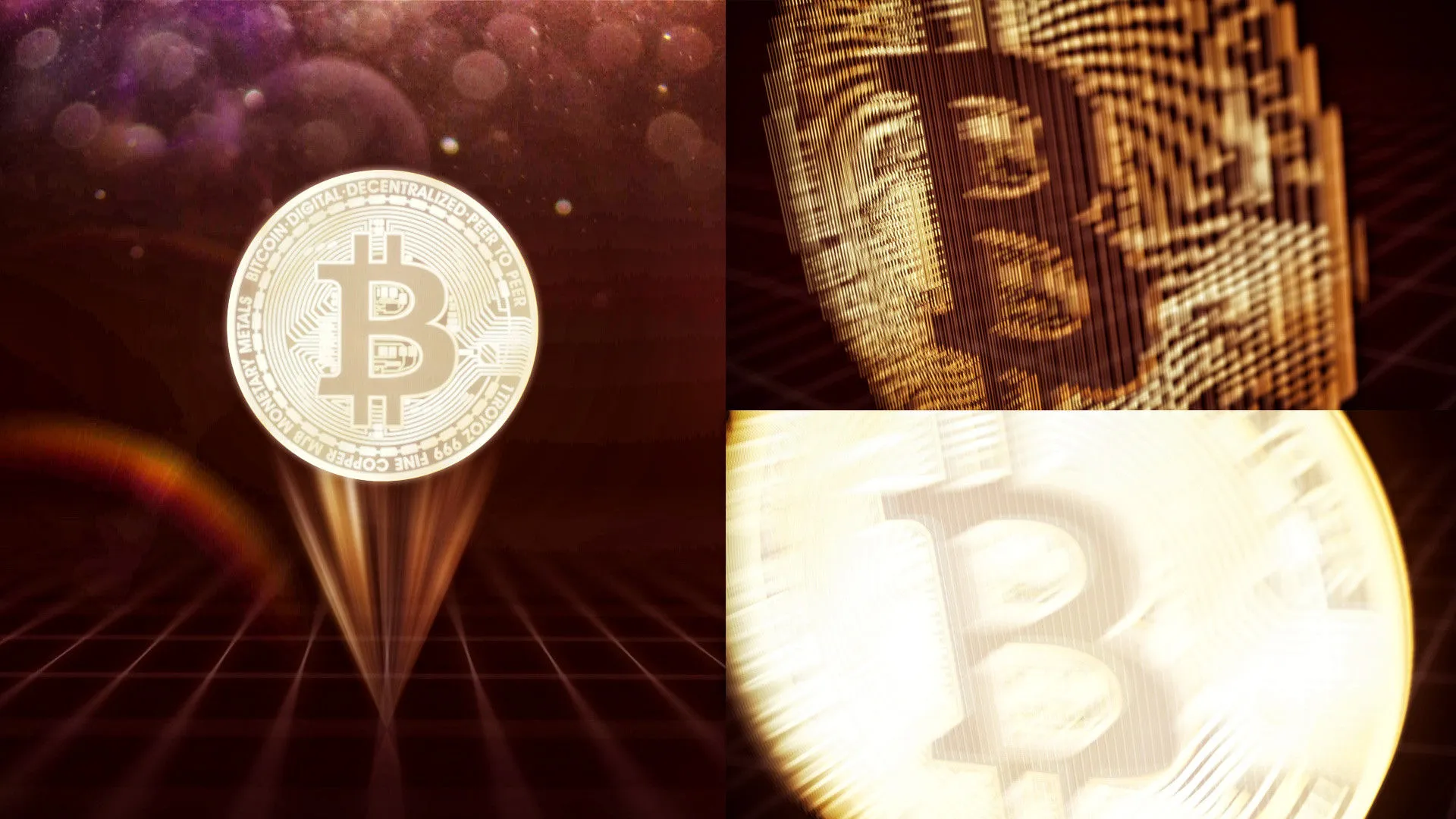 全息图开场动画像素设计精选AE模板