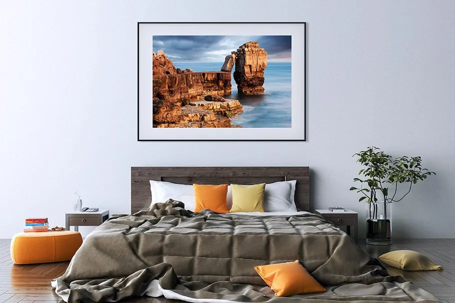 卧室amp;客厅相框画框样机大合集 10 x Interior Backgrounds 03