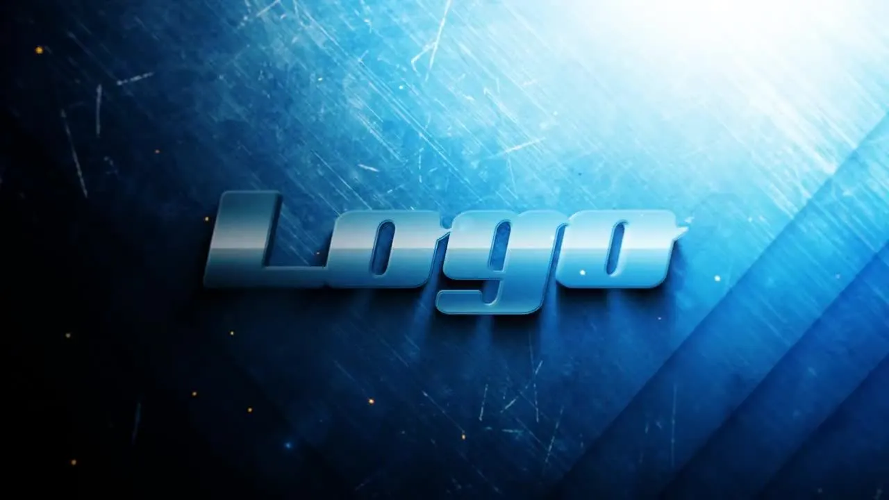 3D外观划伤金属标志像素设计精选AE模板