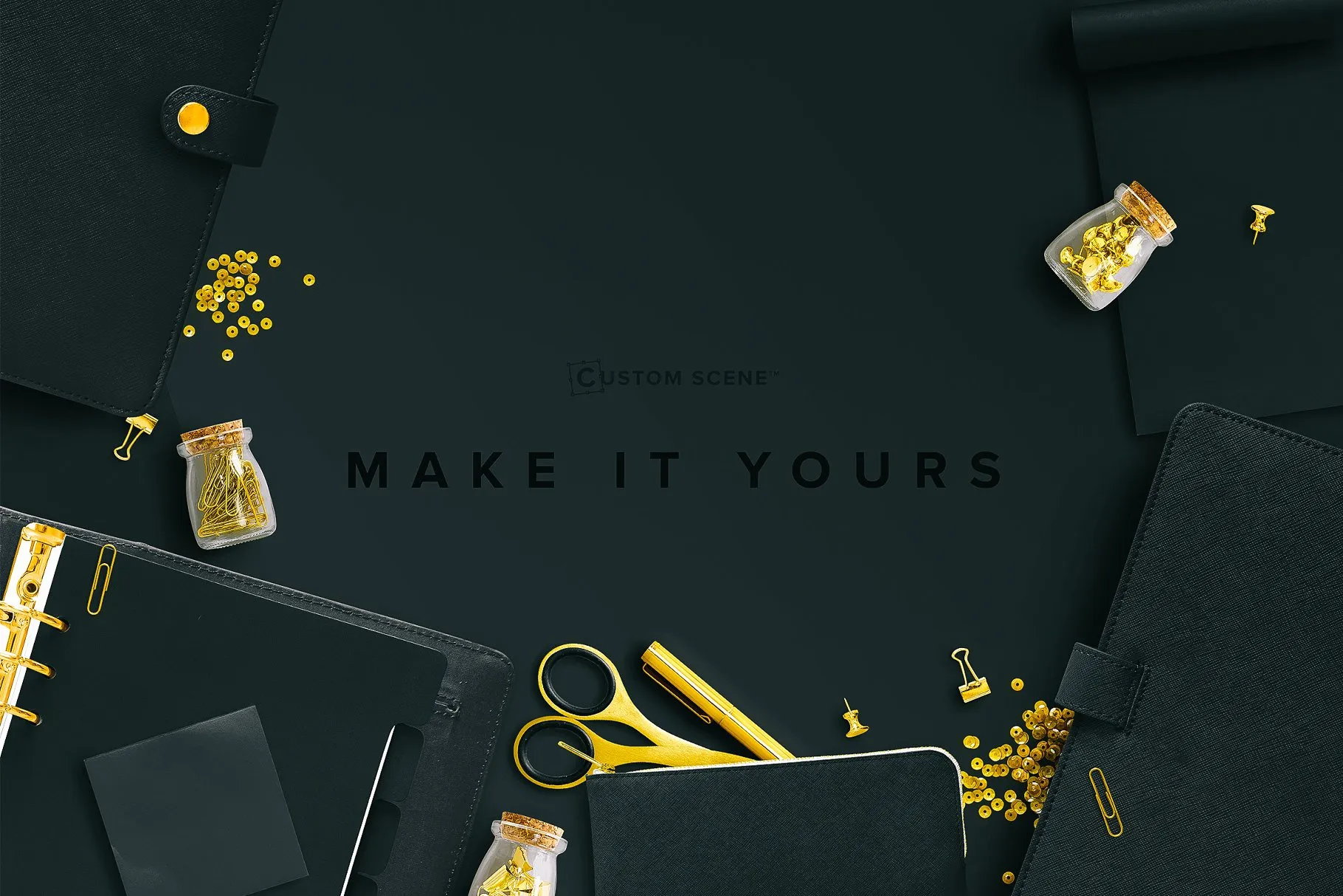 现代金属和女性配件元素场景设计工具包[2.08GB] Planner Ed. Lite 1 – Custom Scene插图(2)